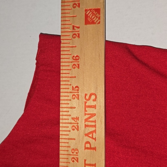 TORRID Tank Top Zipper Back Rayon Cotton Spandex Red Adjustable Straps Size 6 - Picture 13 of 15